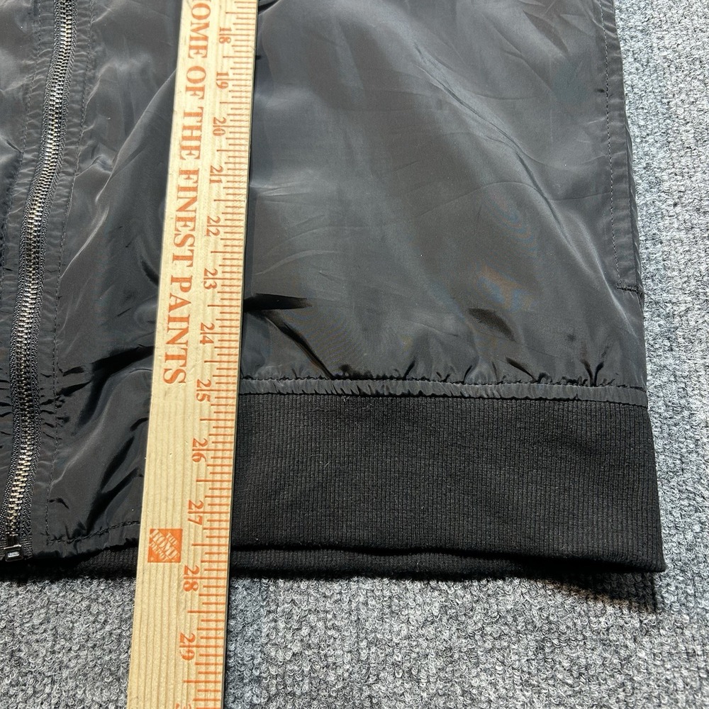 Ezekial Jacket Mens Large Black Full Zip Hooded Jacket Pockets Windbreaker - Picture 6 of 9
